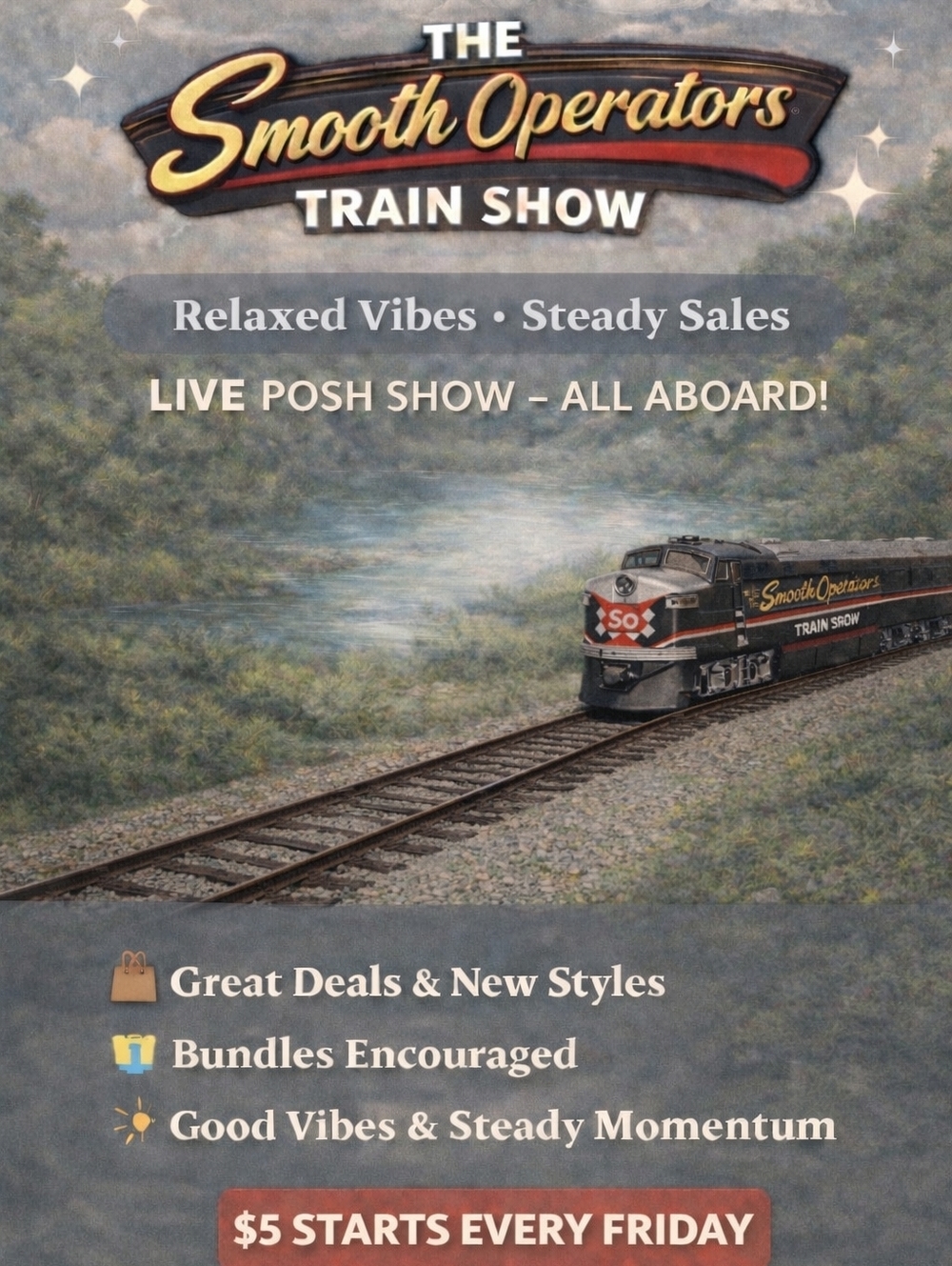 THE DAILY COMMUTE TRAIN- C'MON AND RIDE THIS TRAIN! WEEKDAYS 8A-7P EST!